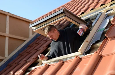 Pose de fenêtres de toit Velux à Carnières
